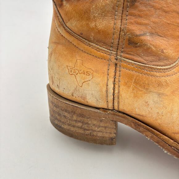 Vintage Texas Brand Campus Boots Men\'s 9.5D M 63 Western Workwear main image 10